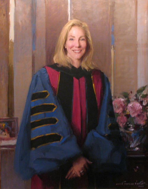 Official Presidential painting of President Amy Gutmann