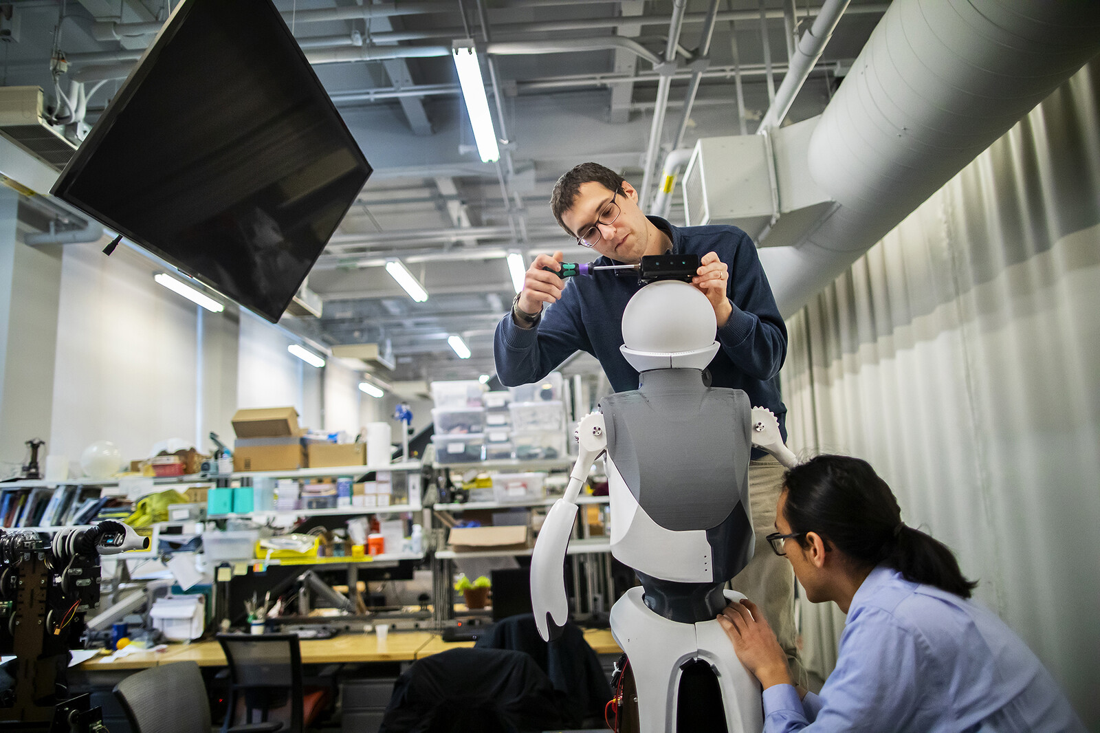 Robot-human interaction research being conducted at the Pennovation Center