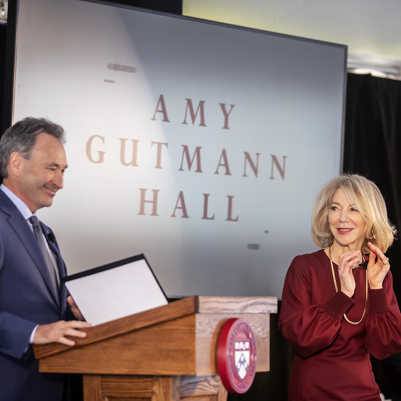 Amy Gutmann Penn President 2021 Amy Gutmann Hall – Data Science Building Groundbreaking
