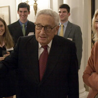 Henry Kissinger Visits Campus