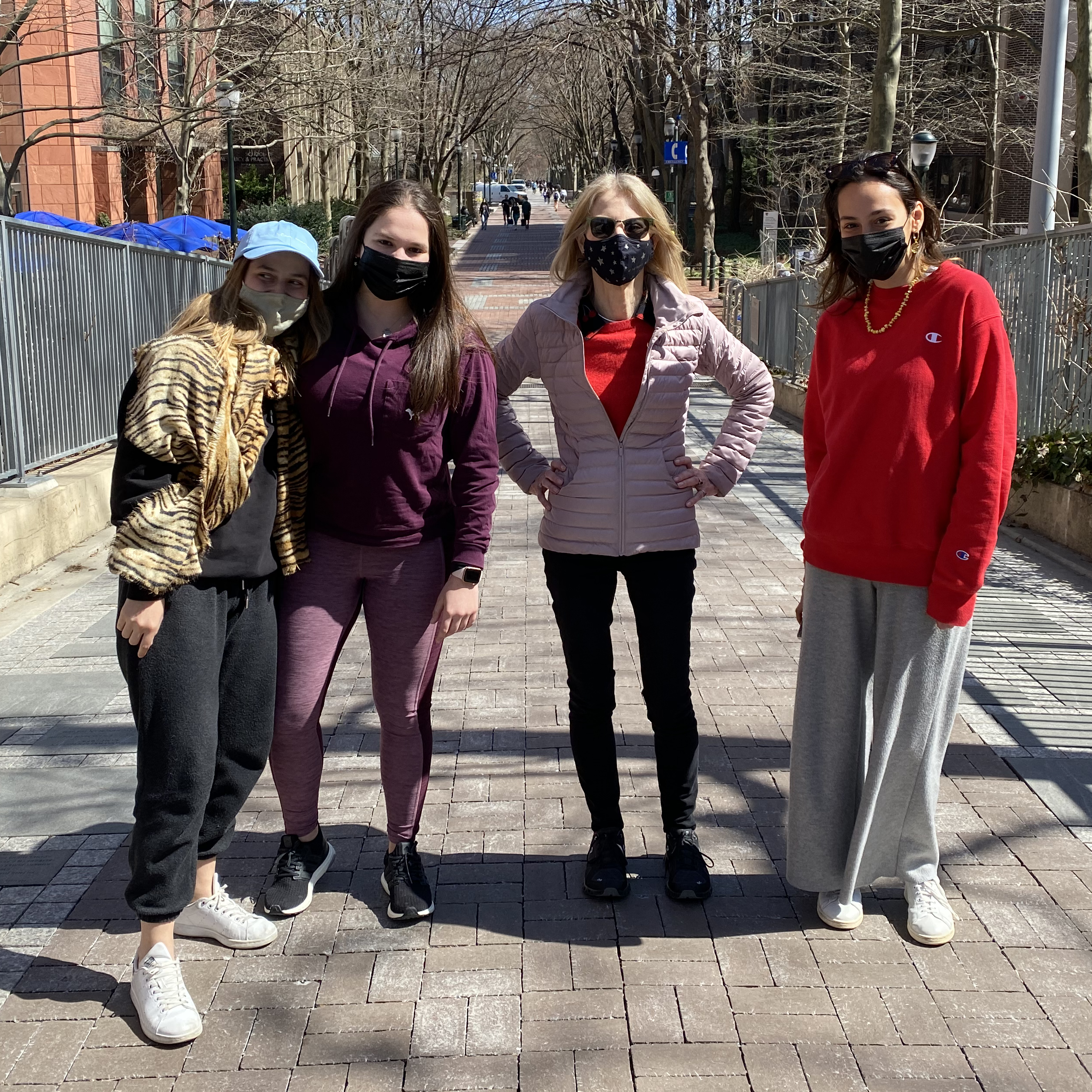 Amy Gutmann, Penn President 2021 Visiting Students on Locust Walk