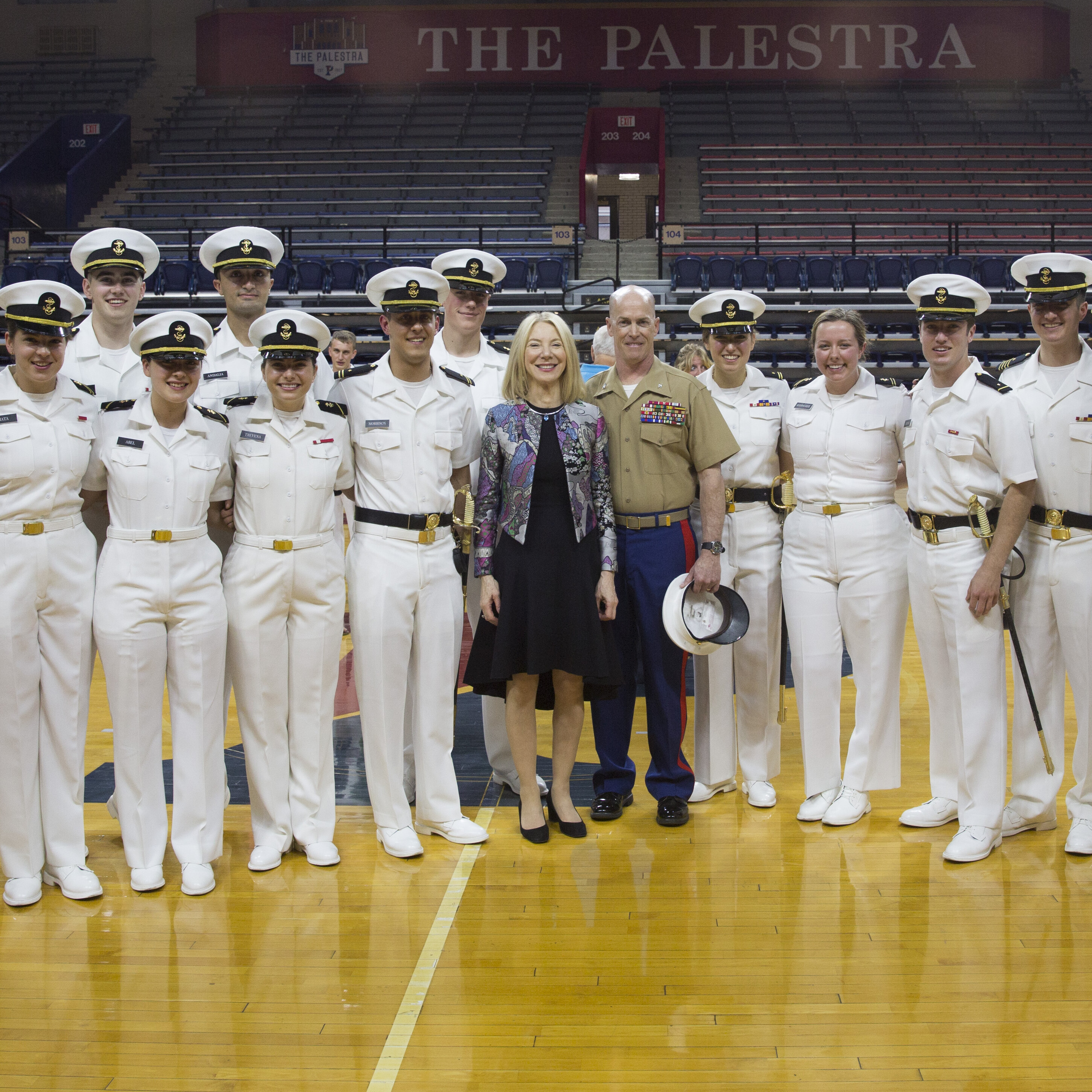NROTC Pass In Review Ceremony