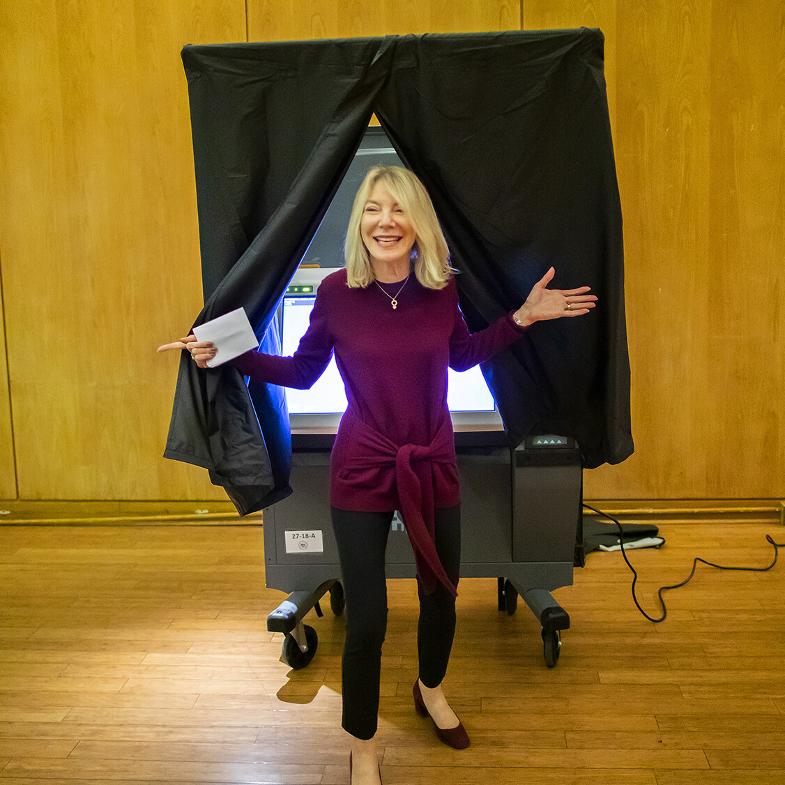 Amy Gutmann, Penn President, Election Day November 2019