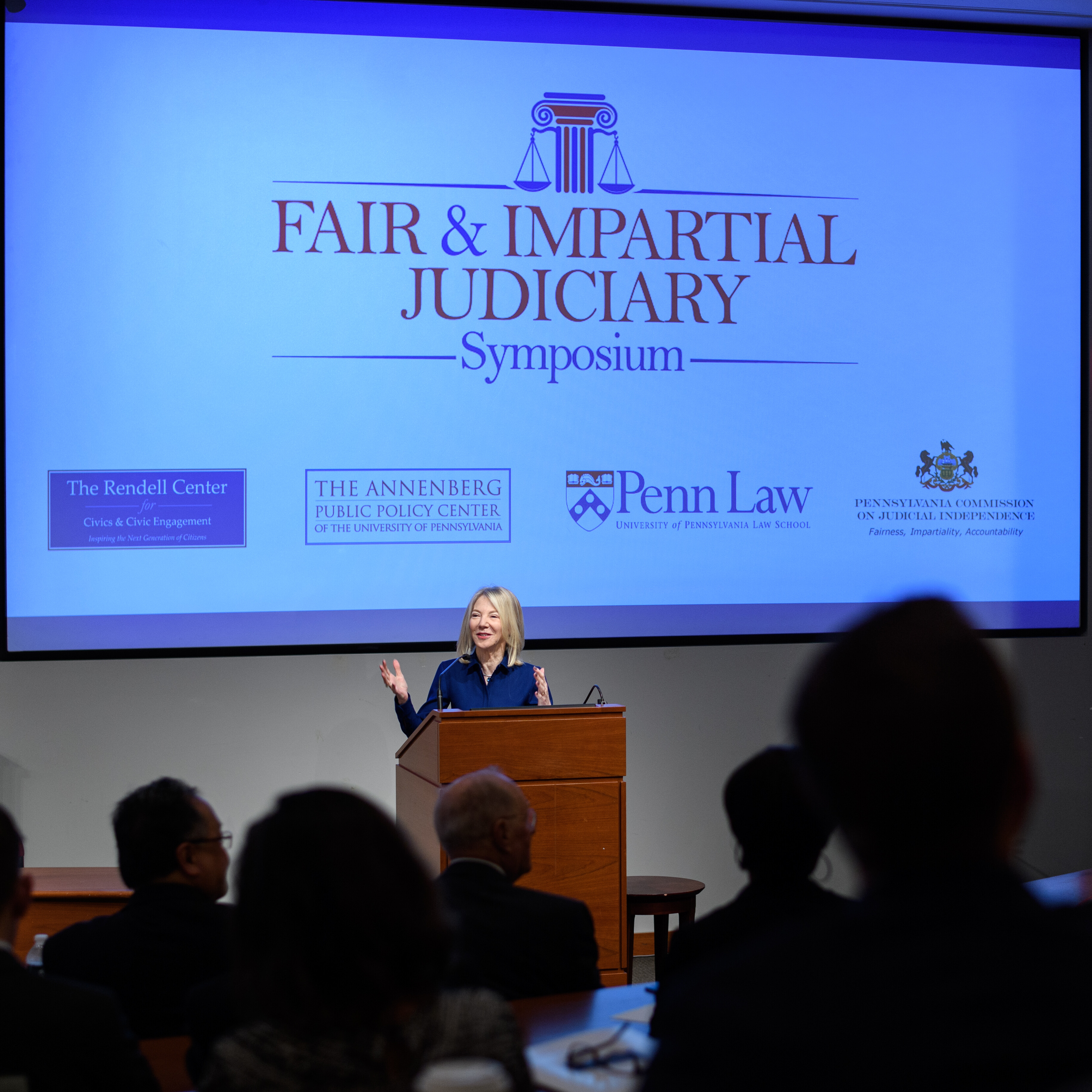 Amy Gutmann, Penn President, 2019 Symposium on a Fair and Impartial Judiciary